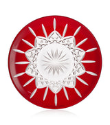Harrods Waterford Lismore Red Decorative Crystal Plate 30cm- Buy online at McGrocer