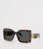 Versace tortoise square irregular sunglasses (British brand)