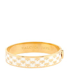 Halcyon Days bangle Bee Trellis 18kt gold plated - British product