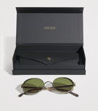Matsuda M3137 round titanium sunglasses, imported from the UK