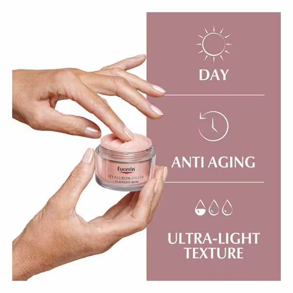 Eucerin Day Cream Rose variant 50ml - British product