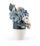 Lladró porcelain vase with flowers figurine 44cm, UK version