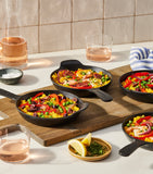 Le Creuset Cast Iron Gourmand Mini Skillets Set of 4 16cm, UK version