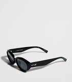 Le Specs Le Bijou oval sunglasses with gold-tone detailing, UK version