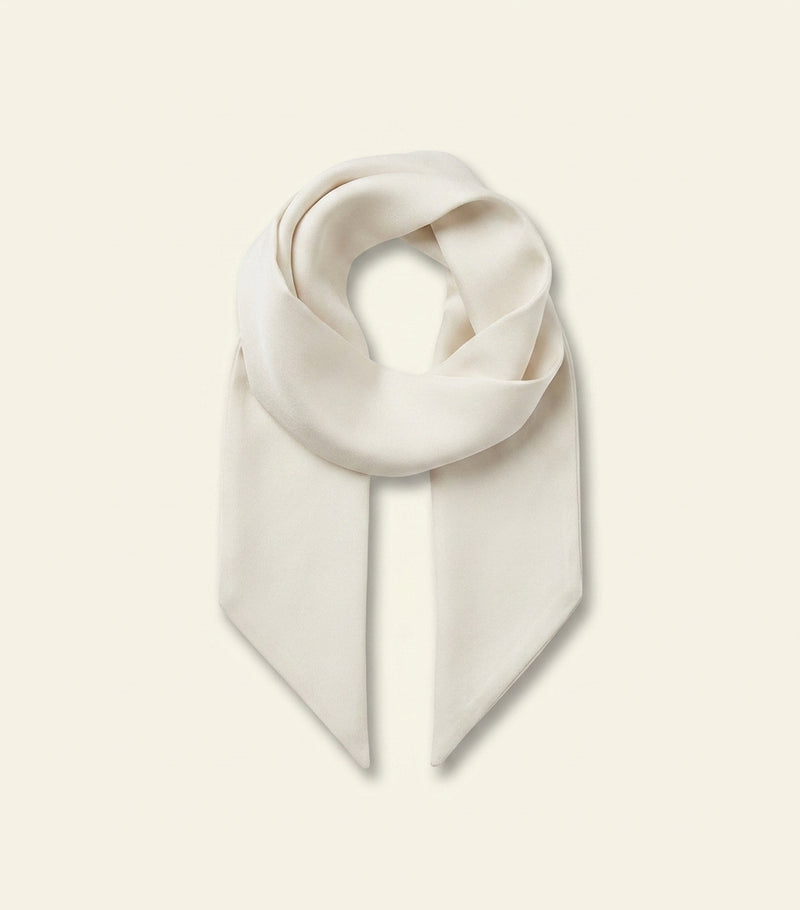 Burberry silk watercolour check skinny scarf, imported from the UK