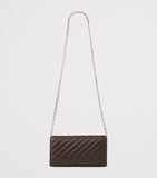 Jimmy Choo Curve wallet on chain lambskin bag (British brand)