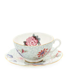 Wedgwood Cuckoo bone china teacup and saucer, UK version