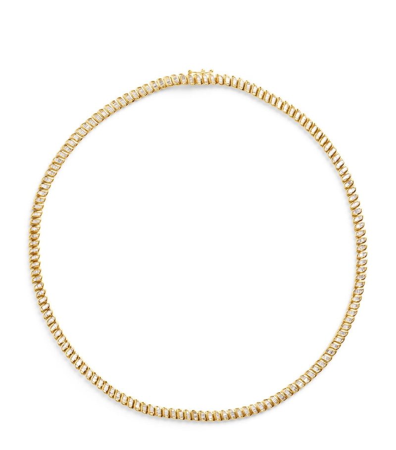 Anita Ko yellow gold diamond Zoe necklace - British product