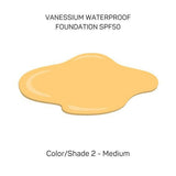 Vanessium Waterproof Foundation SPF50 / Shade 2-02 30ml GOODS Superdrug