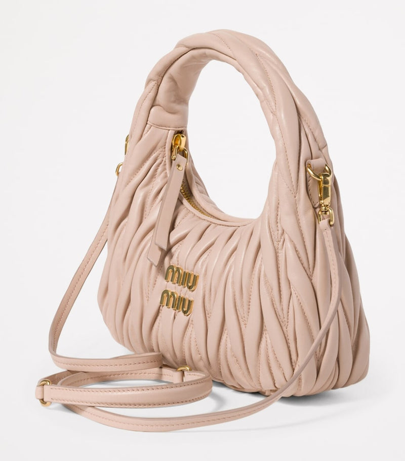 Miu Miu Matelassé Leather Wander top-handle bag (British brand)