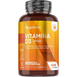 Superdrug WeightWorld Vitamin D3 Supplement 2000IU 400 Tablets- Buy online at McGrocer