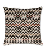 Harrods Zigzag Pattern Flame-Retardant Jacquard Cushion 60cm x 60cm- Buy online at McGrocer