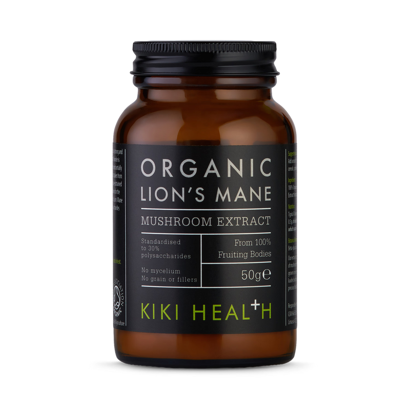 KIKI Health organic Lion's Mane extract powder 50g (British brand)