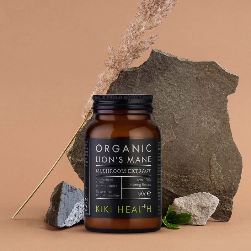 KIKI Health organic Lion's Mane extract powder 50g (British brand)