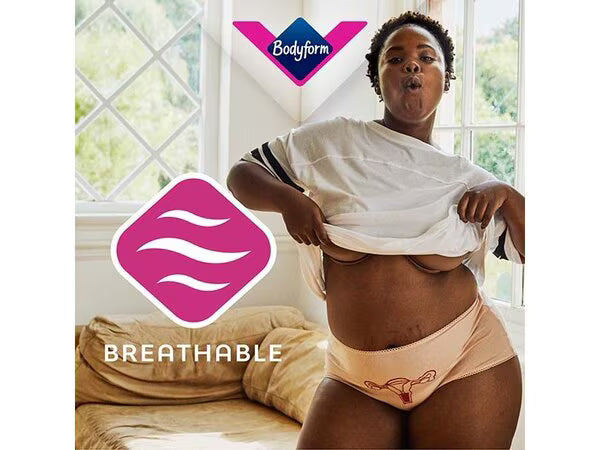 Bodyform string panty liners 26 pack - British product