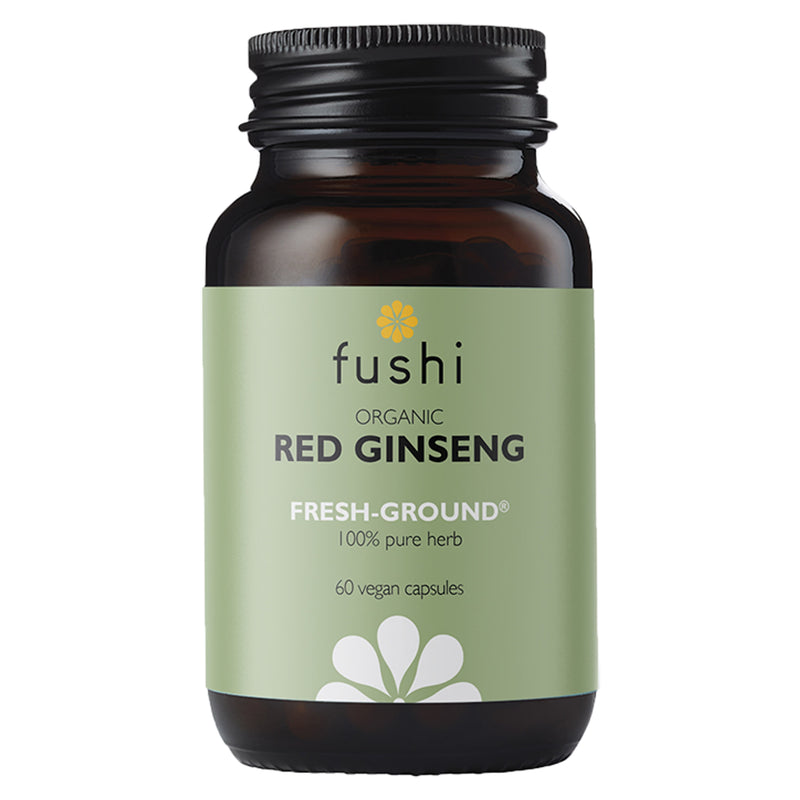 Organic Red Ginseng Vitality and Cognitive Support 60 Capsules