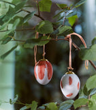 Royal Copenhagen Spring 2025 Redstart Eggs set of two decorative hanging ornaments, imported from the UK