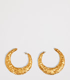 Schiaparelli mother-of-pearl hoop earrings (British brand)