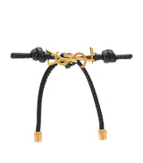 Harrods Saint Laurent Leather Cassandre Bracelet- Buy online at McGrocer