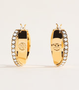 Harrods Tory Burch Icon Double Hoop Earrings- Buy online at McGrocer
