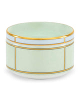 Harrods GINORI 1735 Porcelain Colonna Diva Verde Lidded Sugar Pot 10cm- Buy online at McGrocer