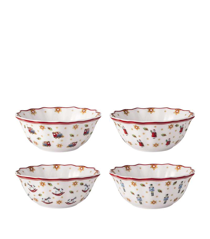Villeroy & Boch Toy's Delight anniversary cereal bowls set of 4 (British brand)
