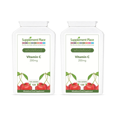 Holland & Barrett Supplement Place Wholefood Vitamin C 200mg Vitamin C Supplement 240 Capsules- Buy online at McGrocer