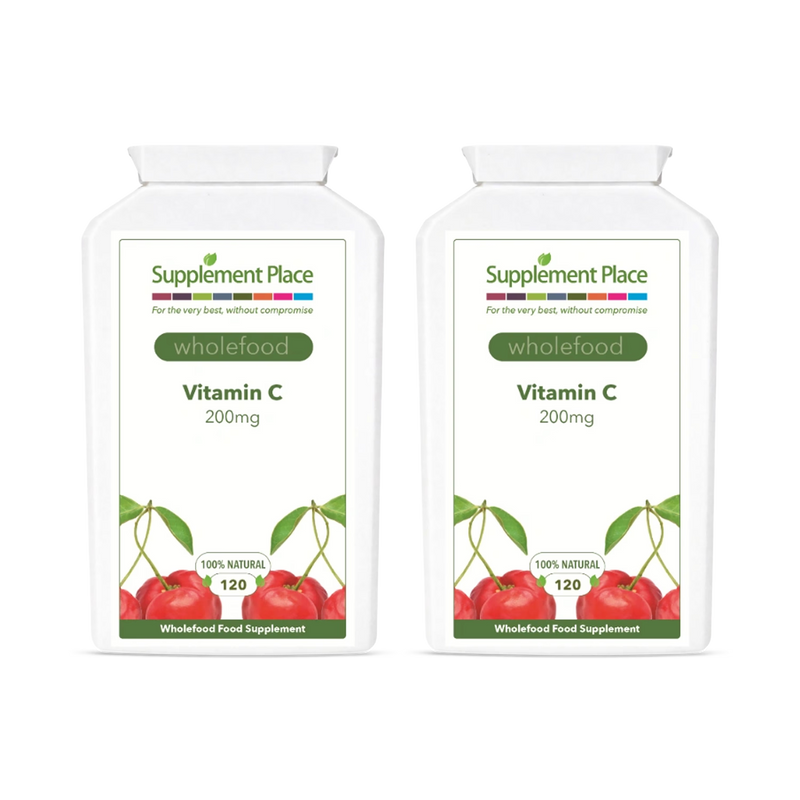 Supplement Place wholefood vitamin C supplement 240 capsules - British product