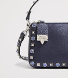 Valentino Garavani small Rockstud shoulder bag in calf leather (British brand)