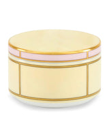 Harrods Porcelain Lidded Sugar Pot in Yellow, 10cm- Buy online at McGrocer