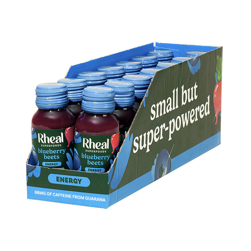 Rheal energy shot Blueberry Beets 60ml - British product