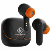 Krane & Bauer Blizzard II black earbuds, imported from the UK