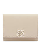 LOEWE trifold leather wallet with Anagram buckle (British brand)