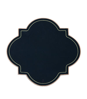 Set of 2 Medallion Placemats in Water-Resistant Canvas, 43cm x 40cm Approx.