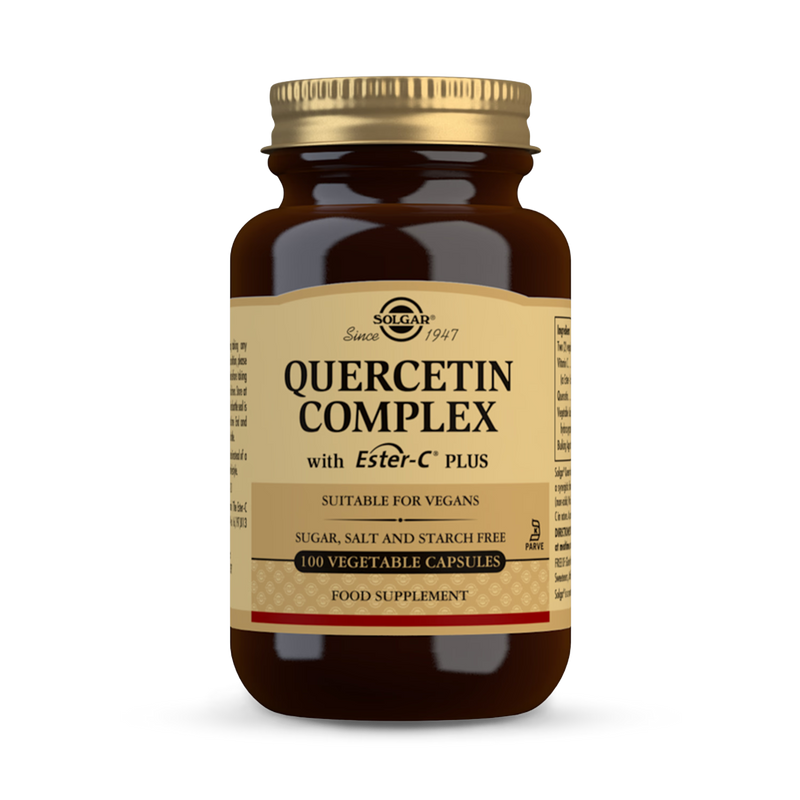 Solgar Quercetin Complex vegetable capsules 100 count (British brand)