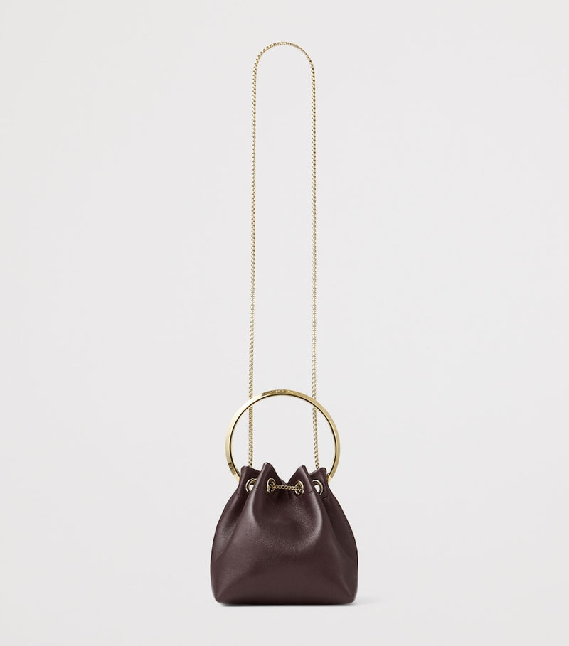 Jimmy Choo leather Bon Bon top-handle bag, imported from the UK
