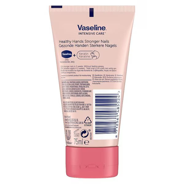 Vaseline Intensive Care Healthy Hands Hand Cream 75 ml (British brand)