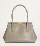 Dolce&Gabbana leather top-handle bag with gold-tone hardware, imported from the UK