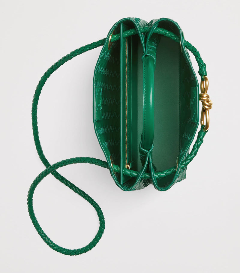 Bottega Veneta Andiamo small leather top-handle bag, UK version