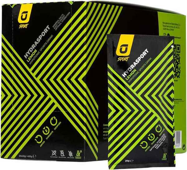RECUPERATION lemon hypotonic drink 20 sachets, imported from the UK
