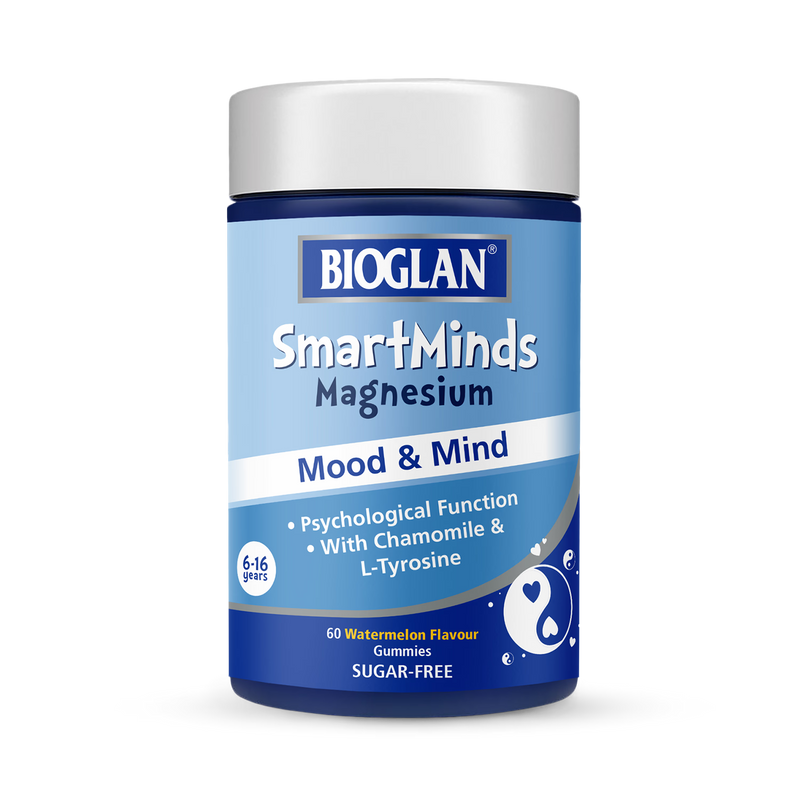 Bioglan SmartMinds Magnesium gummies Watermelon 60 count - British product
