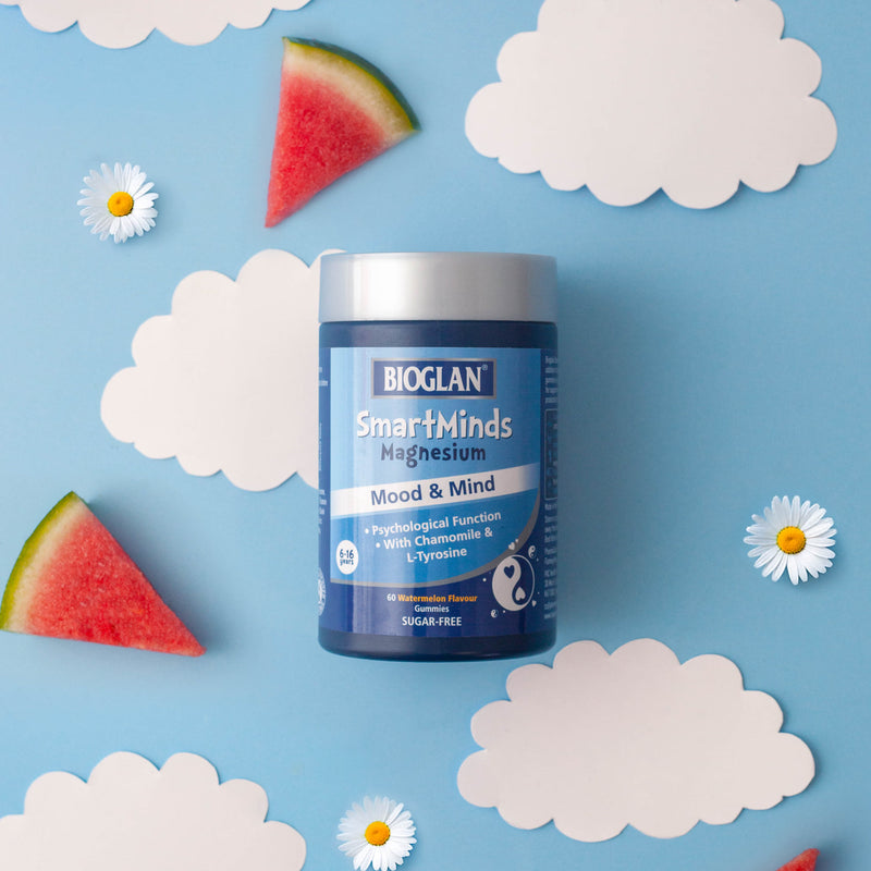 Bioglan SmartMinds Magnesium gummies Watermelon 60 count - British product