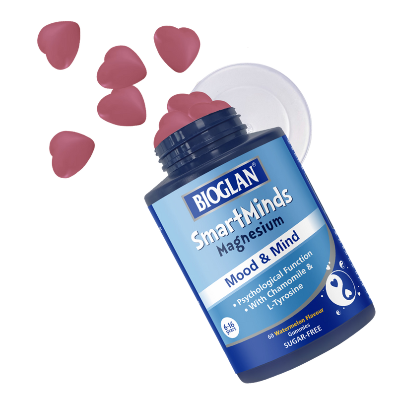 Bioglan SmartMinds Magnesium gummies Watermelon 60 count - British product