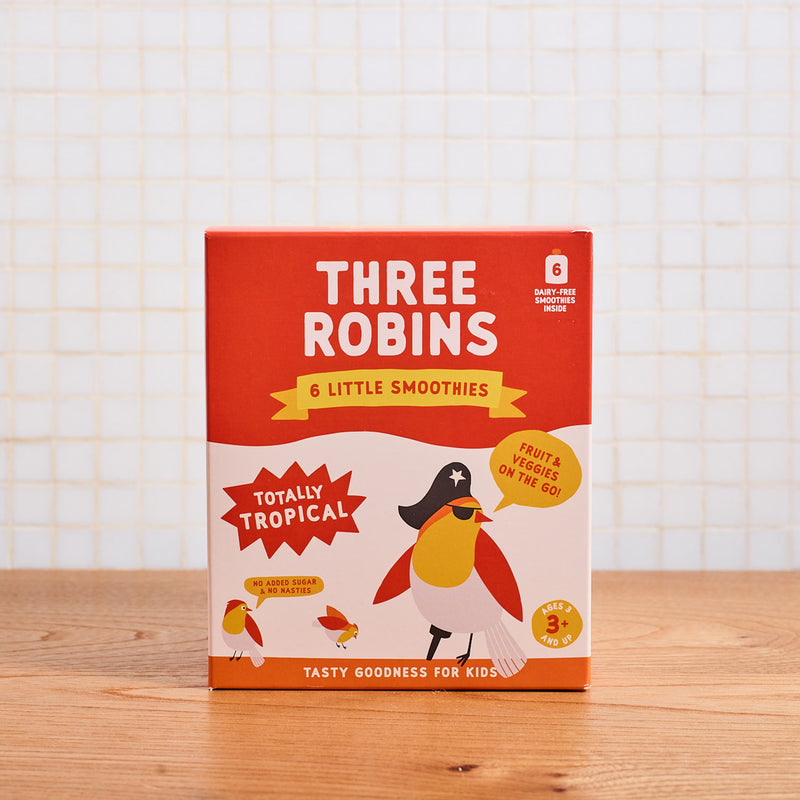 Three Robins Totally Tropical smoothie 6 pack - British product