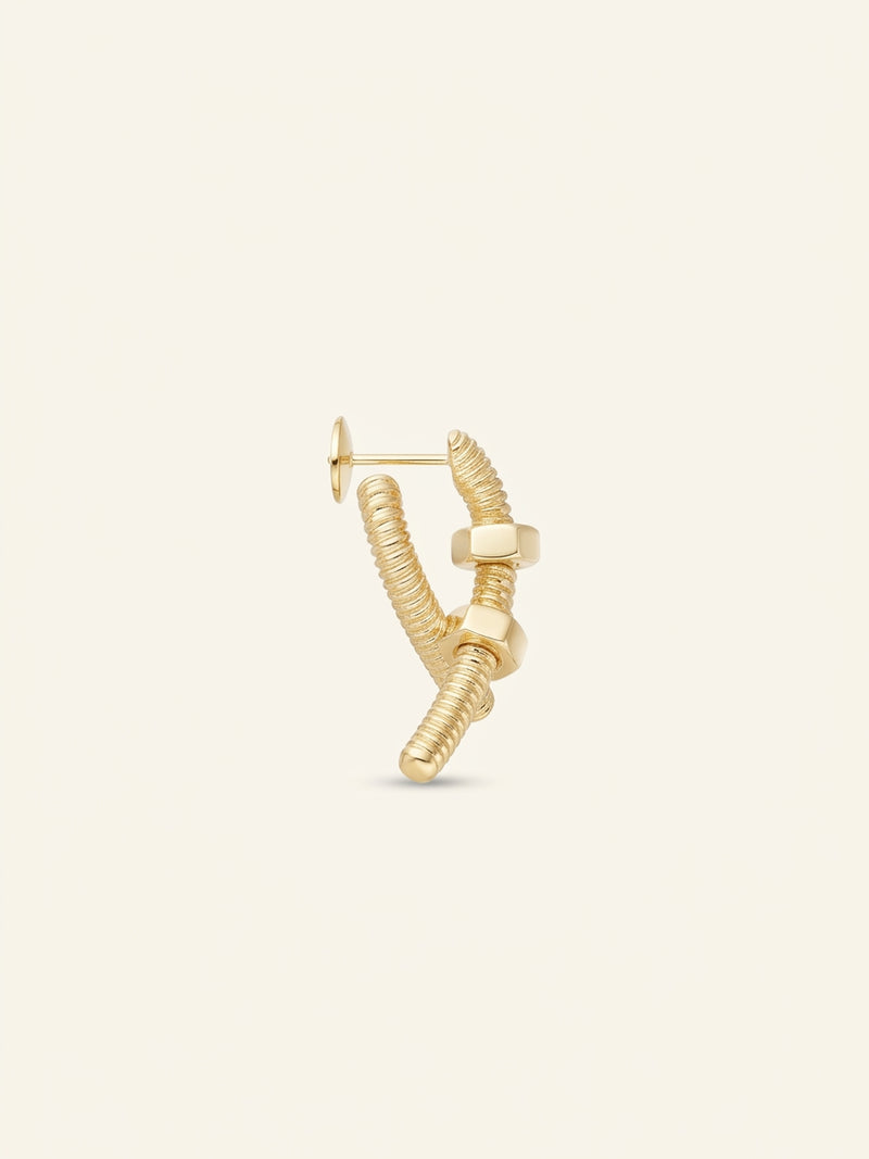 Cartier 18ct yellow gold right earring, imported from the UK