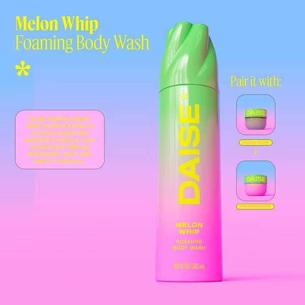 Daise Foaming Body Wash Melon 265ml - British product