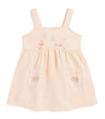 Harrods Gingersnaps Linen-Blend Kayla Toddler Dress (6-36 Months)- Buy online at McGrocer