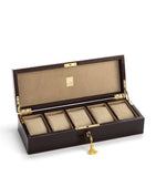 Aspinal of London croc print watch box, UK version