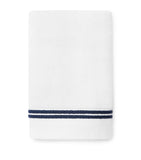 Sferra cotton hand towel with striped design, 20cm x 30cm (British brand)