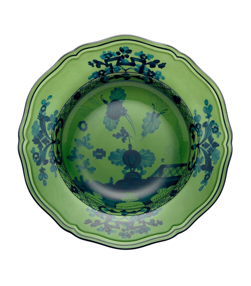 GINORI 1735 Oriente Italiano Malachite soup plate 24cm, UK version